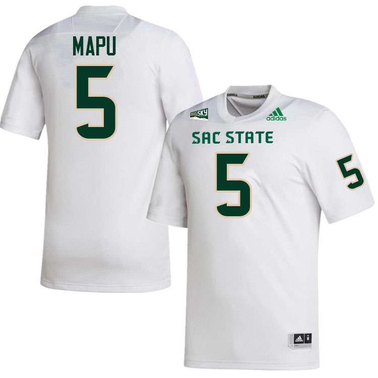 Marte Mapu SAC State Jersey,Sacramento State Hornets #5 Marte Mapu Jersey-White